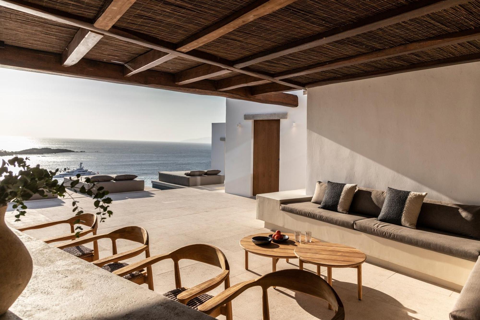 The Skyvilla Mykonos - A Landmark Property With Breathtaking Views Of The Psarou Bay Mykonos Town 외부 사진